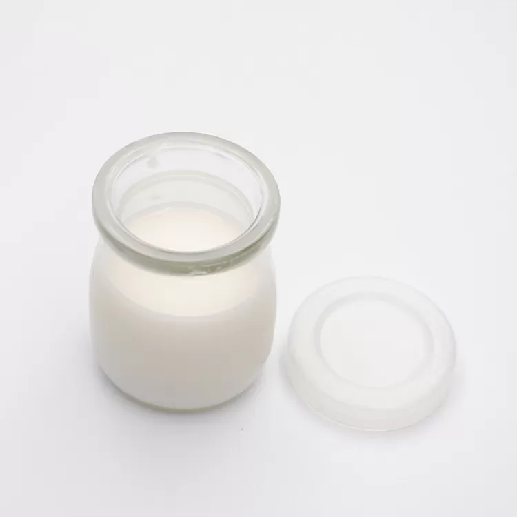 150 ml 5 oz Pudding Yogurt Glass Jar with Press Cap